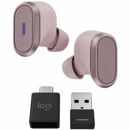 Logitech Zone True Wireless Earbuds Earbud Noise-Cancelling Bluetooth Earphones - Pink