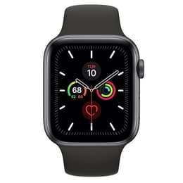 Apple Watch (Series 4) September 2018 - Cellular - 44 mm - Aluminium Space Gray - Sport Band Black