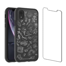 Back Market Case iPhone XR and protective screen - Recycled plastic - Black & White