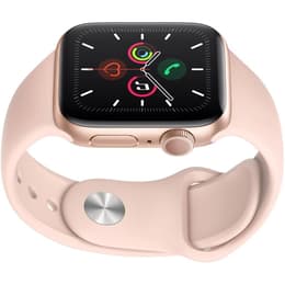 Apple Watch (Series 5) September 2019 - Wifi Only - 40 mm - Aluminium Gold - Sport band Pink sand