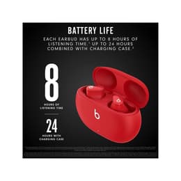 Beats By Dr. Dre Beats Studio Buds Earbud Noise-Cancelling Bluetooth Earphones - Red