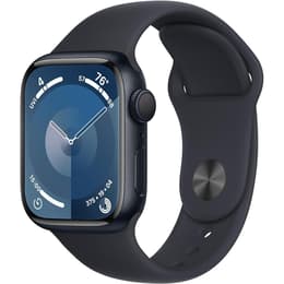Apple Watch (Series 9) 2023 - Wifi Only - 41 - Aluminium Black - Sport band Black