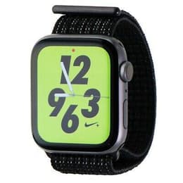 Apple Watch (Series 4) September 2018 - Cellular - 44 mm - Aluminium Space Gray - Black Nike Sport Loop Black