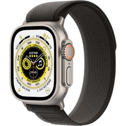 Apple Watch (Ultra) September 2022 - Cellular - 49 - Titanium Titanium - Trail loop Black/Gray