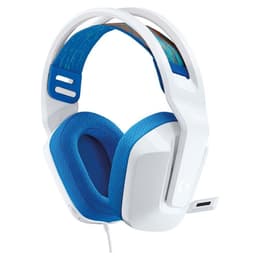 Logitech G335 Noise cancelling Gaming Headphone with microphone - White/Blue