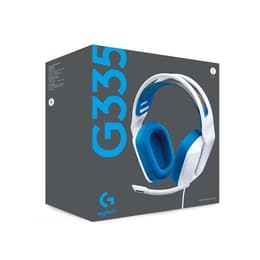 Logitech G335 Noise cancelling Gaming Headphone with microphone - White/Blue