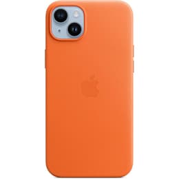 Apple Case iPhone 14 Plus - Leather Orange