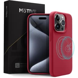 iPhone 15 Pro case - Silicone - Red