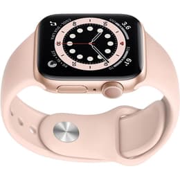 Apple Watch (Series 6) September 2020 - Cellular - 40 mm - Aluminium Gold - Sport band Pink sand