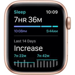 Apple Watch (Series SE) September 2020 - Cellular - 44 mm - Aluminium Gold - Sport band Pink Sand