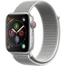 Apple Watch (Series 4) September 2018 - Cellular - 44 mm - Aluminium Silver Aluminium - Sport Loop Seashell