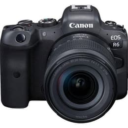 Reflex Canon EOS R6 - Black + Lens RF 24-105mm f/4-7.1 IS STM