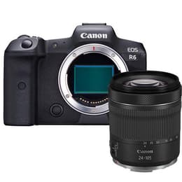 Reflex Canon EOS R6 - Black + Lens RF 24-105mm f/4-7.1 IS STM