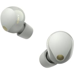 Sony WF-1000XM5 Earbud Noise-Cancelling Bluetooth Earphones - Silver