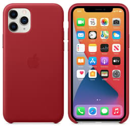 Apple Leather case iPhone 11 Pro - Leather Red