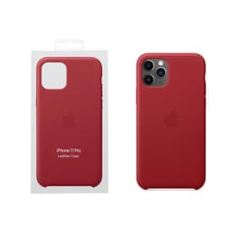 Apple Leather case iPhone 11 Pro - Leather Red