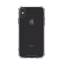 iPhone XS Max case and 2 protective screens - Recycled plastic - Transparent