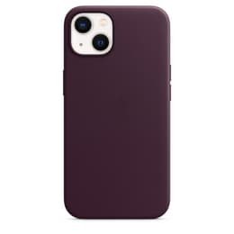 Apple Leather case iPhone 13 - Leather Dark Cherry