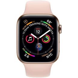 Apple Watch (Series 4) September 2018 - Cellular - 40 mm - Aluminium Gold - Sport band Gold