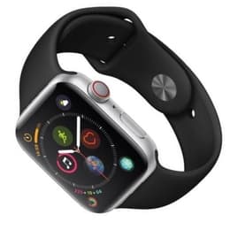 Apple Watch (Series 8) September 2022 - Wifi Only - 41 mm - Aluminium Silver - Sport band Black