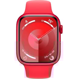 Apple Watch Series 9 (2023) GPS + Cellular 45 mm - Aluminium Red - Sport band Red