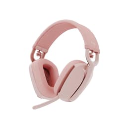 Logitech Zone Vibe 100 Noise cancelling Gaming Headphone Bluetooth with microphone - Pink