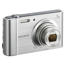 Compact Sony DSC-W800 - Silver + Lens Zoom 4.6 - 23 mm - f/3.2-6.4.