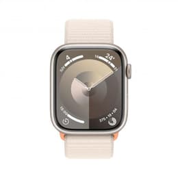 Apple Watch Series 9 (2023) GPS + Cellular 41 mm - Aluminium Starlight - Sport loop Starlight