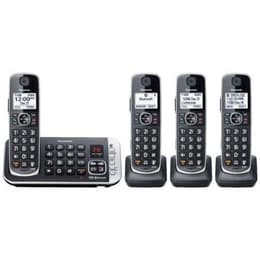 Panasonic KX-TGE674B Link2Cell DECT 6.0 Expandable 4-Handset Landline telephone