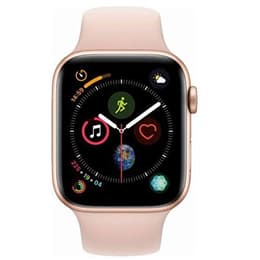 Apple Watch (Series 4) September 2018 - Cellular - 44 mm - Aluminium Rose Gold - Pink Sport Band Pink