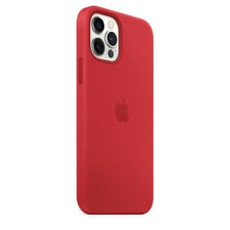 Apple Leather case iPhone 12 Pro Max - Leather Red