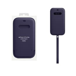 Apple Sleeve iPhone 12 Pro - Leather Deep Violet