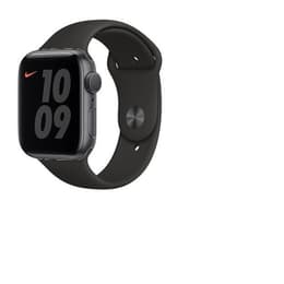 Apple Watch (Series 6) 2020 - Cellular - 44 mm - Aluminium Gray - Sport band Black