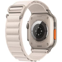 Apple Watch Ultra (2023) GPS + Cellular 49 mm - Titanium Natural Titanium - Alpine loop Starlight