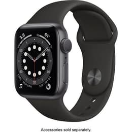 Apple Watch (Series 6) September 2020 - Wifi Only - 40 mm - Aluminium Space gray - Sport Band Black