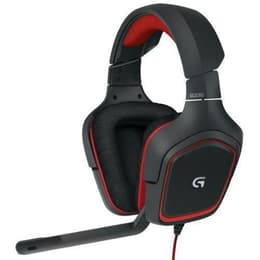 Logitech G230 Noise cancelling Gaming Headphone with microphone - Black/Red