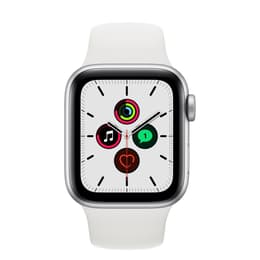 Apple Watch (Series SE) 2020 - Wifi Only - 40 mm - Aluminium Silver - Sport Band White