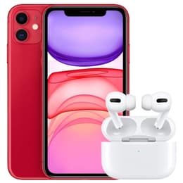 Bundle iPhone 11 + AirPods Pro - 64GB - (Product)Red - Unlocked
