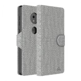 Moto G7 Power case - Fabric - Burgundy Red Brown