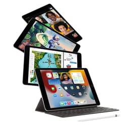 2021 Apple iPad 9th Gen (10.2 inch, Wi-Fi + Cellular, 64GB) Space Gray  (Renewed)
