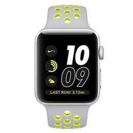 Apple Watch (Series 2) 2016 - Wifi Only - 38 mm - Aluminium Silver - Nike Sport Band SILVER