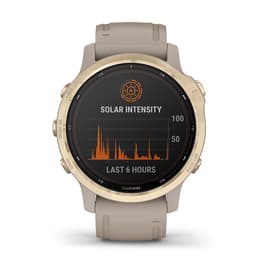 Garmin Smart Watch Fenix 6S Pro Solar HR GPS - Gold