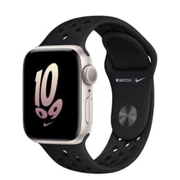 Apple Watch (Series SE) September 2020 - Wifi Only - 40 mm - Aluminium Starlight - Nike Sport band Black