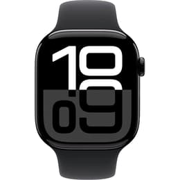 Apple Watch Series 10 (2024) GPS + Cellular 42 mm - Aluminium Jet Black - Sport band Black
