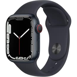 Apple Watch (Series 8) September 2022 - Wifi Only - 45 mm - Aluminium Gray - Sport band Black