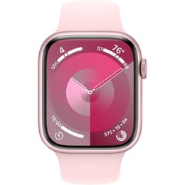 Apple Watch Series 9 (2023) GPS + Cellular 45 mm - Aluminium Pink - Sport band Pink