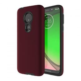 Moto G7 Power case - TPU / Polycarbonate - Burgundy Red
