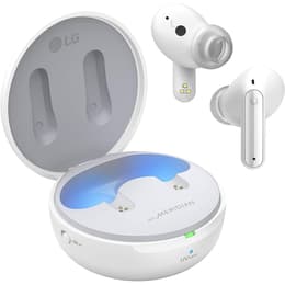 LG TONE Free FP9W Earbud Noise-Cancelling Bluetooth Earphones - White