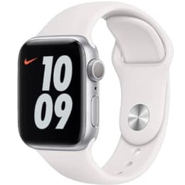 Apple Watch (Series 6) 2020 - Wifi Only - 44 - Aluminium Silver - Sport band White