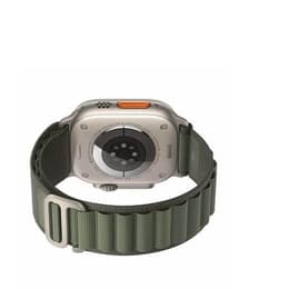 Apple Watch (Ultra) 2022 - Cellular - 49 - Titanium Titanium - Alpine loop Green